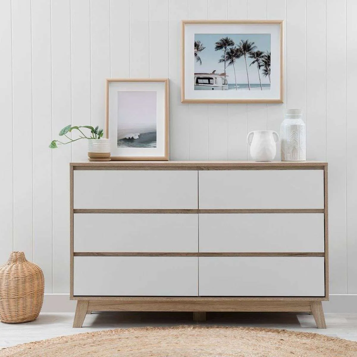 Jesse Six Drawer Bundle Mocka