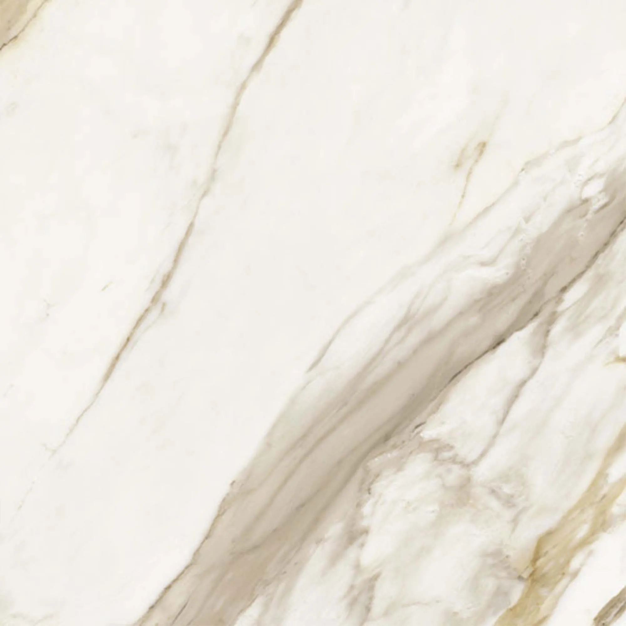 JOB LOT - Deluxe Calacatta Oro Marble Effect Porcelain Tile 80x80cm Gloss - 12.8m2