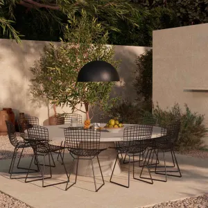 Juliette Bone 20mm Concrete Effect Outdoor Porcelain Tile 60x90cm Matt