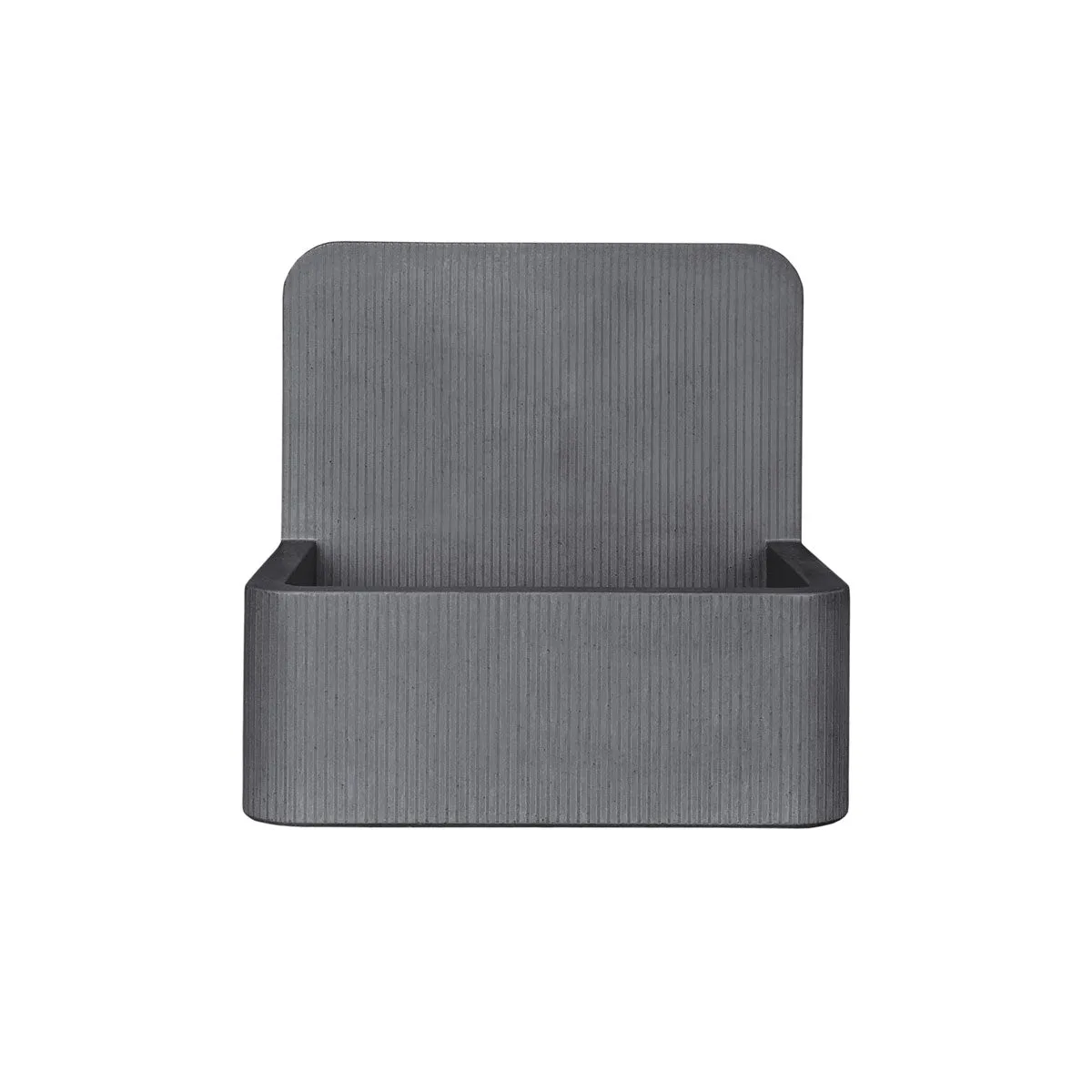 Kast Elm Mini Patterned Concrete Basin With Splashback