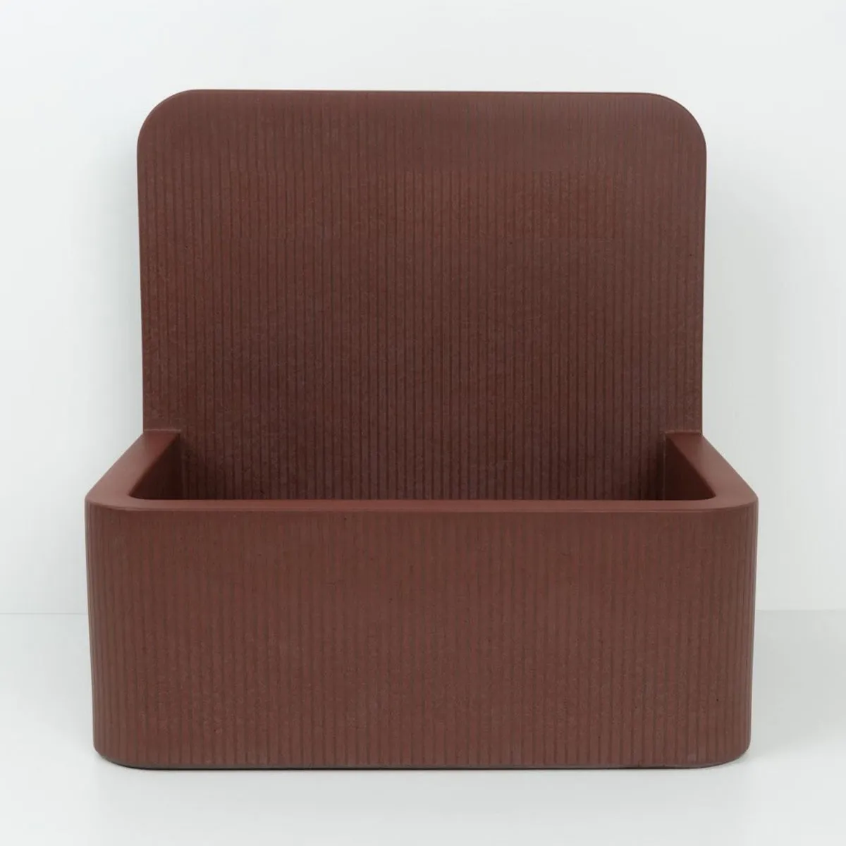 Kast Elm Mini Patterned Concrete Basin With Splashback