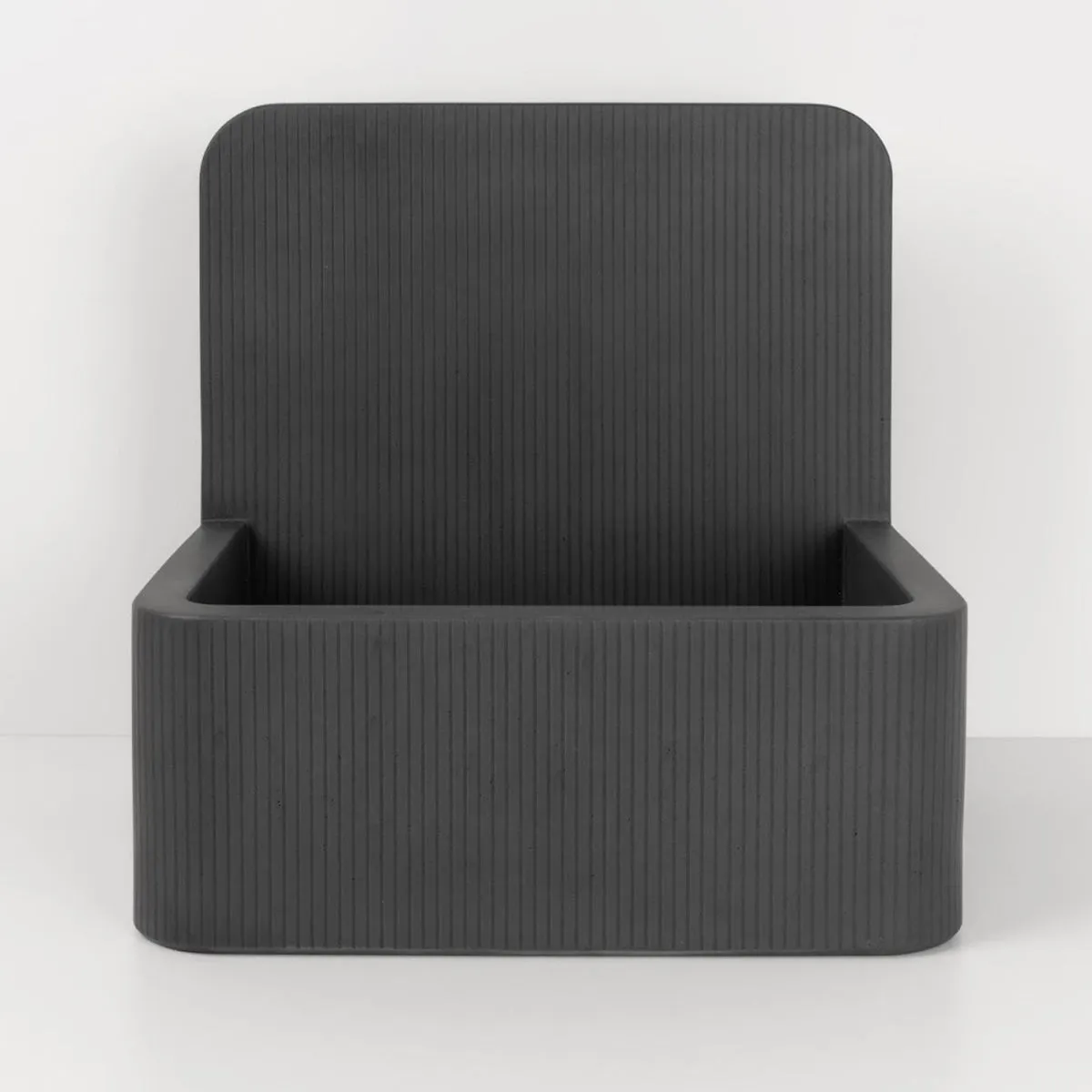 Kast Elm Mini Patterned Concrete Basin With Splashback