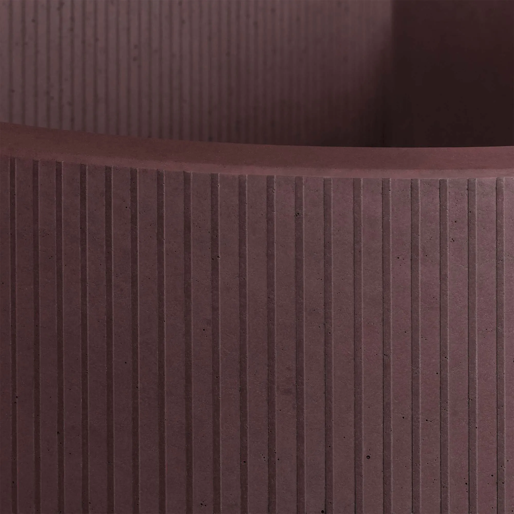 Kast Elma Wall-Mounted Concrete Basin With Splashback