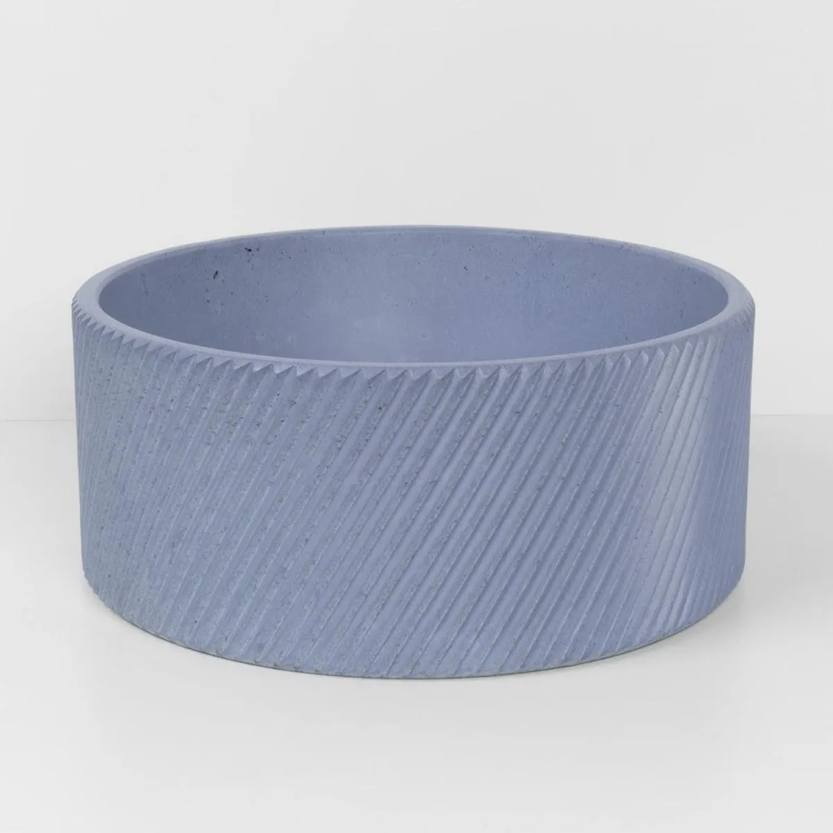 Kast Otto Round Concrete Countertop Basin Patterned