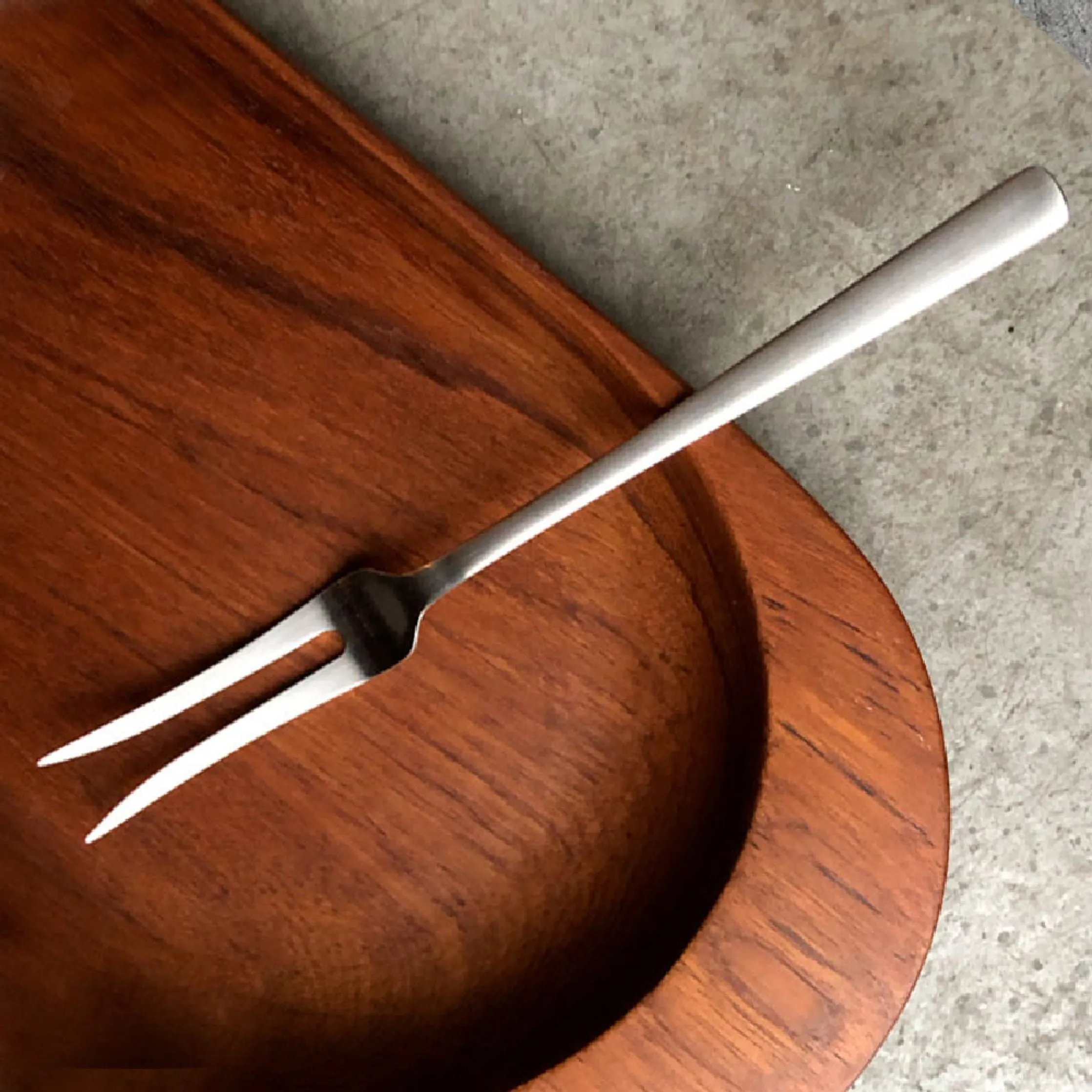 Kay Bojesen Serving Set, Matte Steele Steel