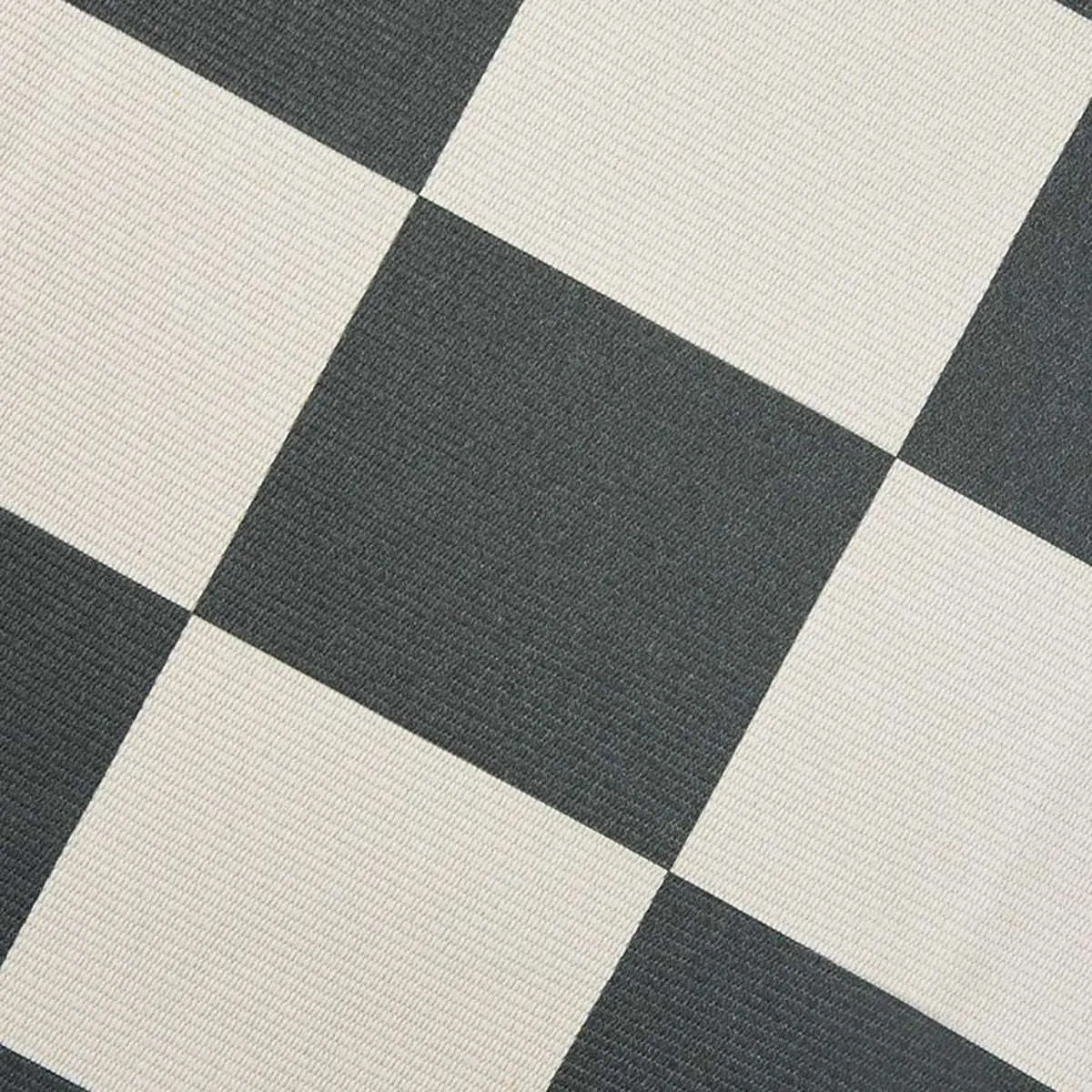 Kobie Checkerboard Rug - Khaki Mocka
