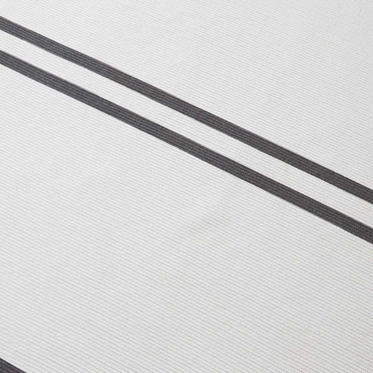Kobie Cotton Blend Striped Floor Rug - Large Mocka