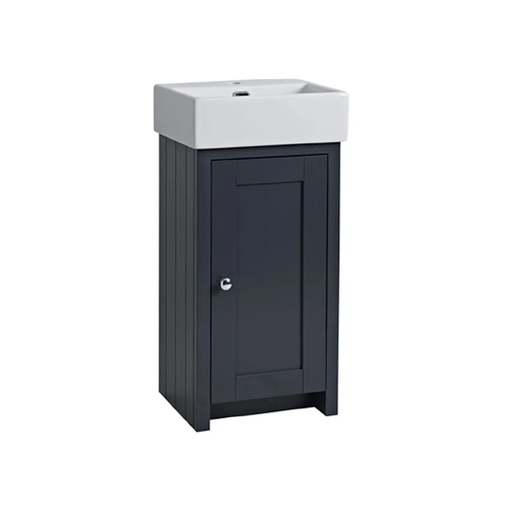 Lansdown 430 Floorstanding Cloakroom Vanity Unit With Washbasin