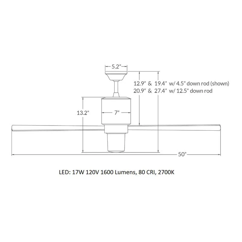 Lapa LED Ceiling Fan