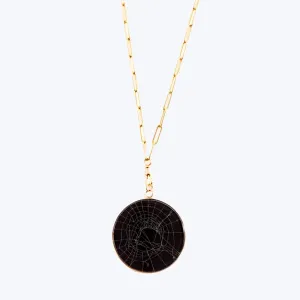 Large Spiderweb Necklace