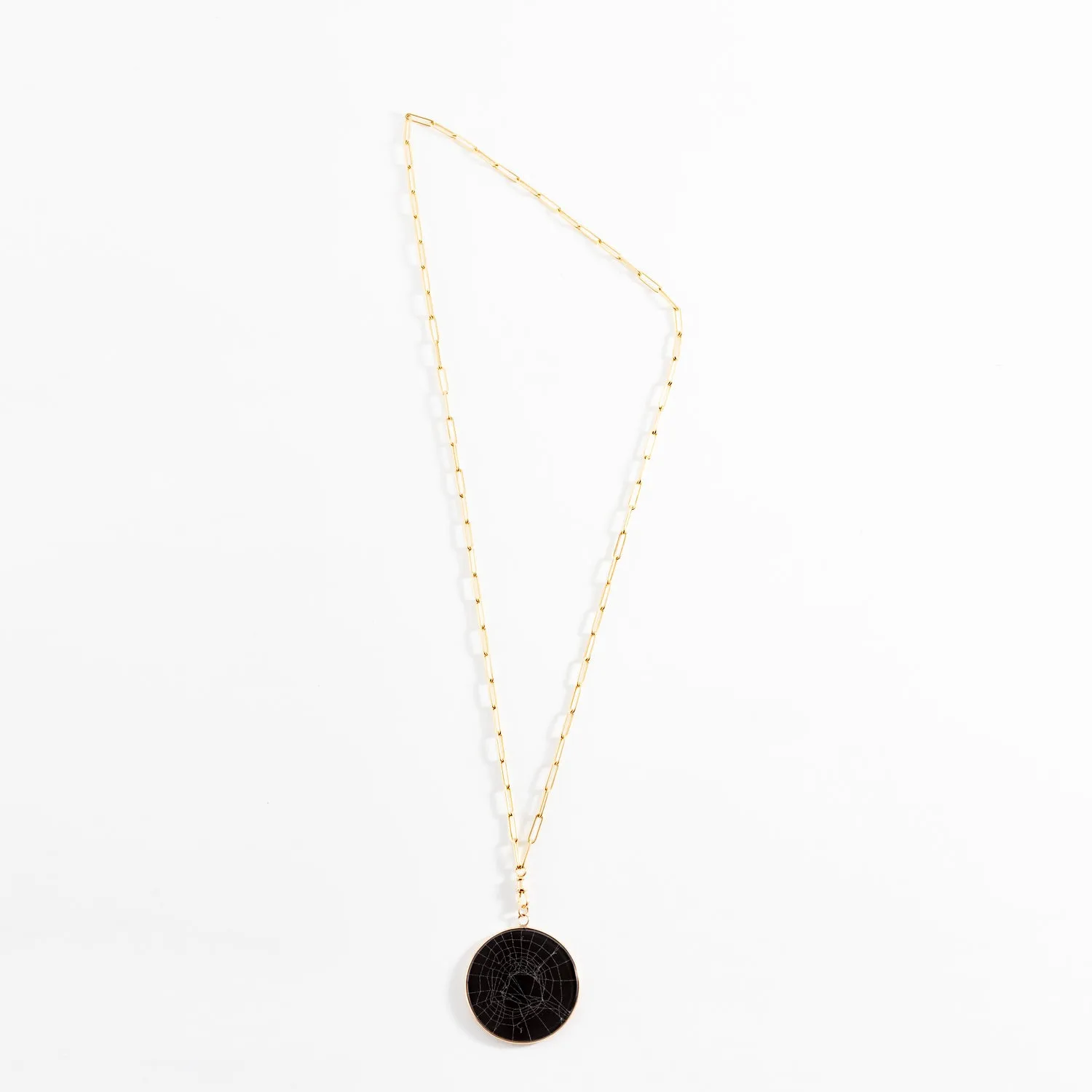Large Spiderweb Necklace