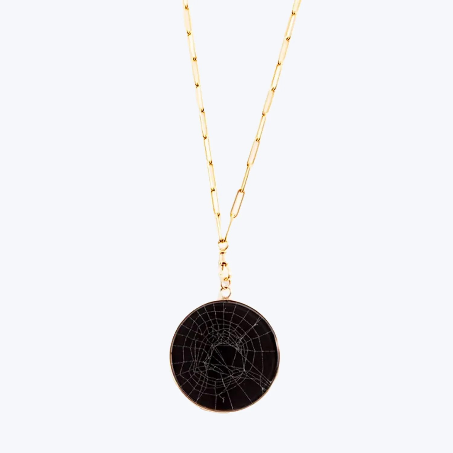 Large Spiderweb Necklace