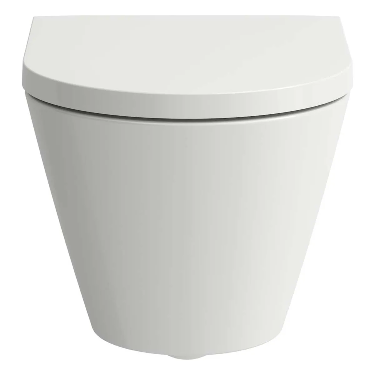 Laufen Kartell Rimless Wall Hung WC Pan With Slim Soft Close Toilet Seat - Matt White