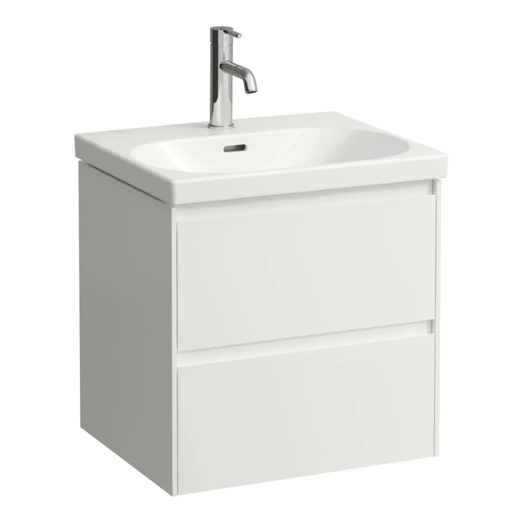 Laufen Lani Wall Mounted Vanity Unit With Washbasin - Matt White