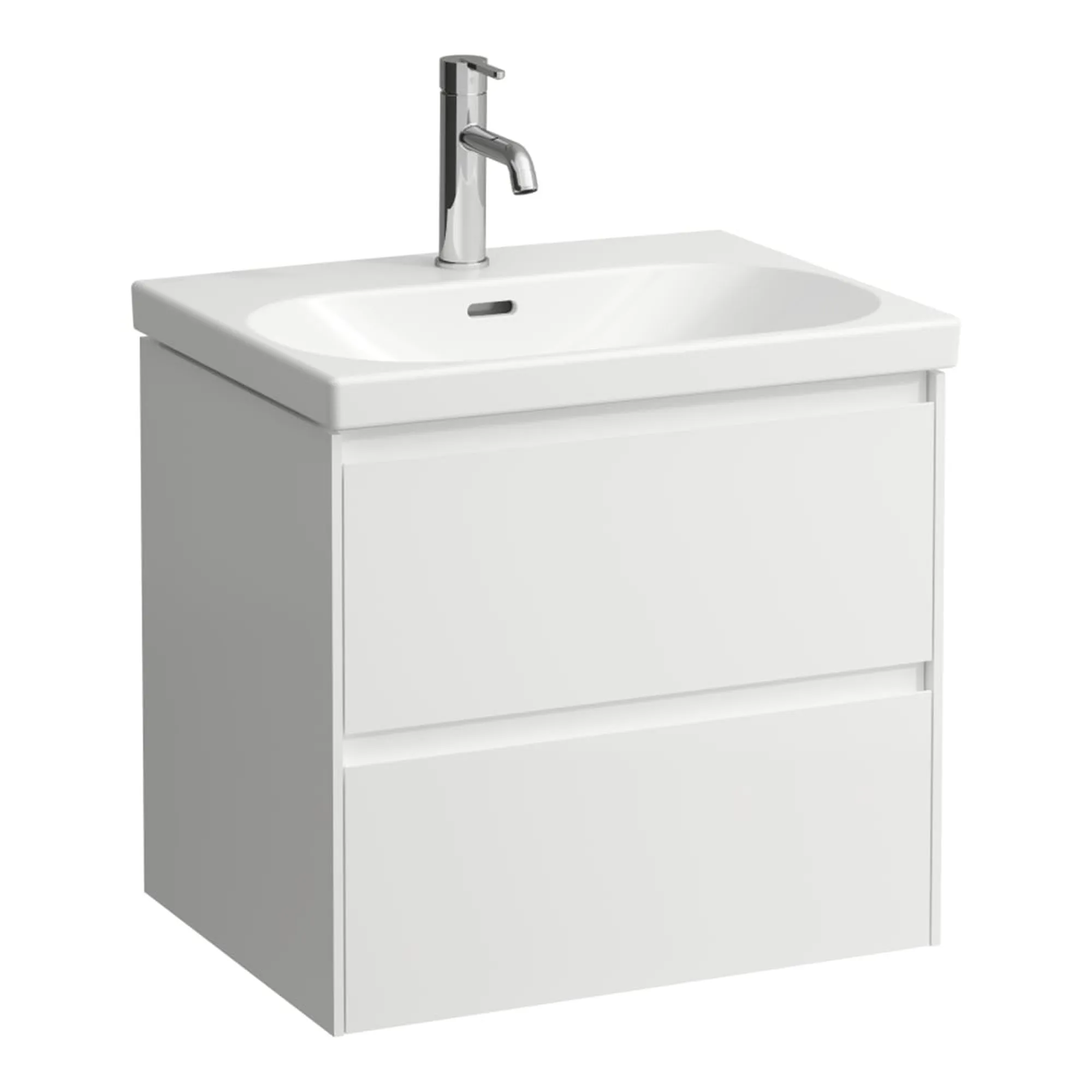 Laufen Lani Wall Mounted Vanity Unit With Washbasin - White Gloss