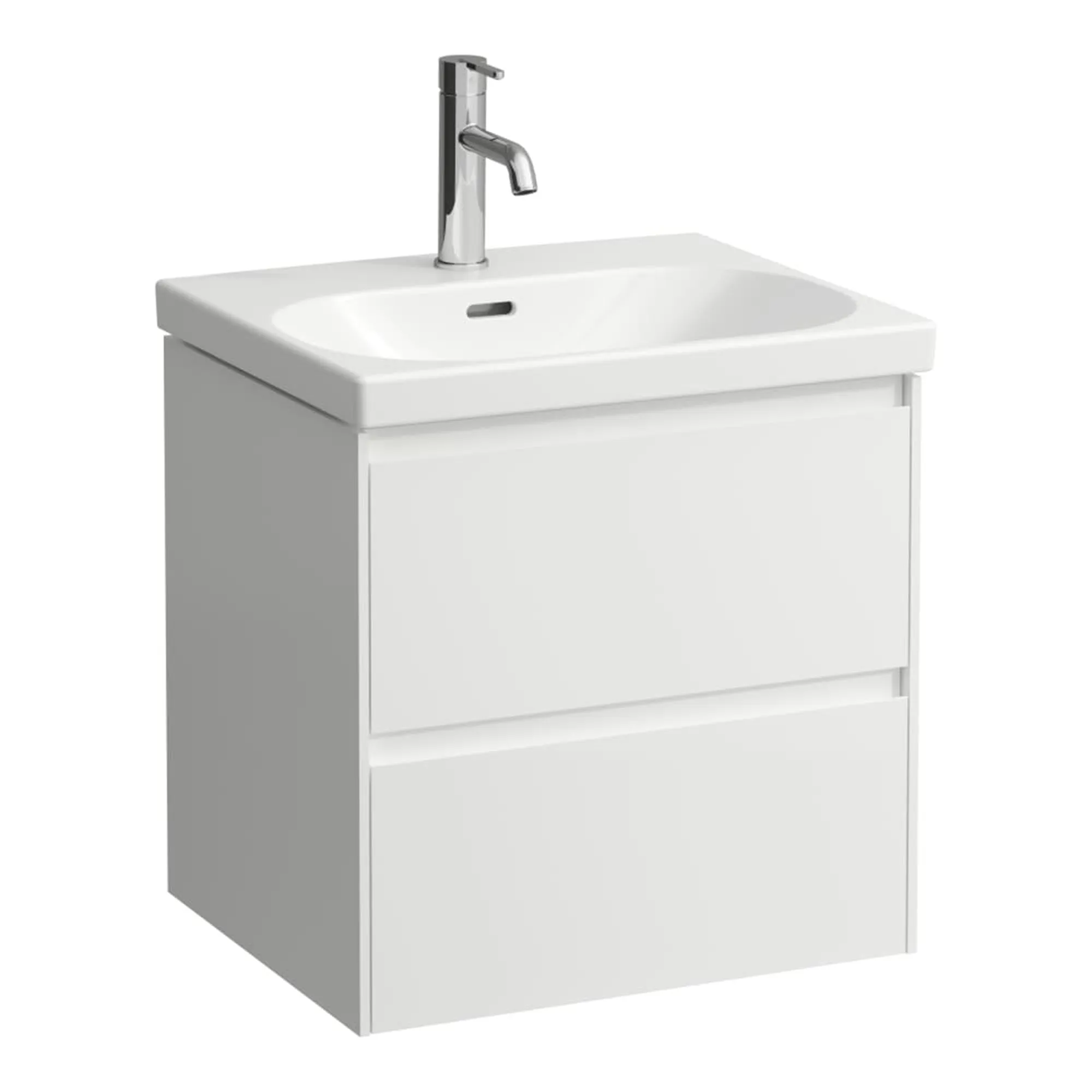 Laufen Lani Wall Mounted Vanity Unit With Washbasin - White Gloss