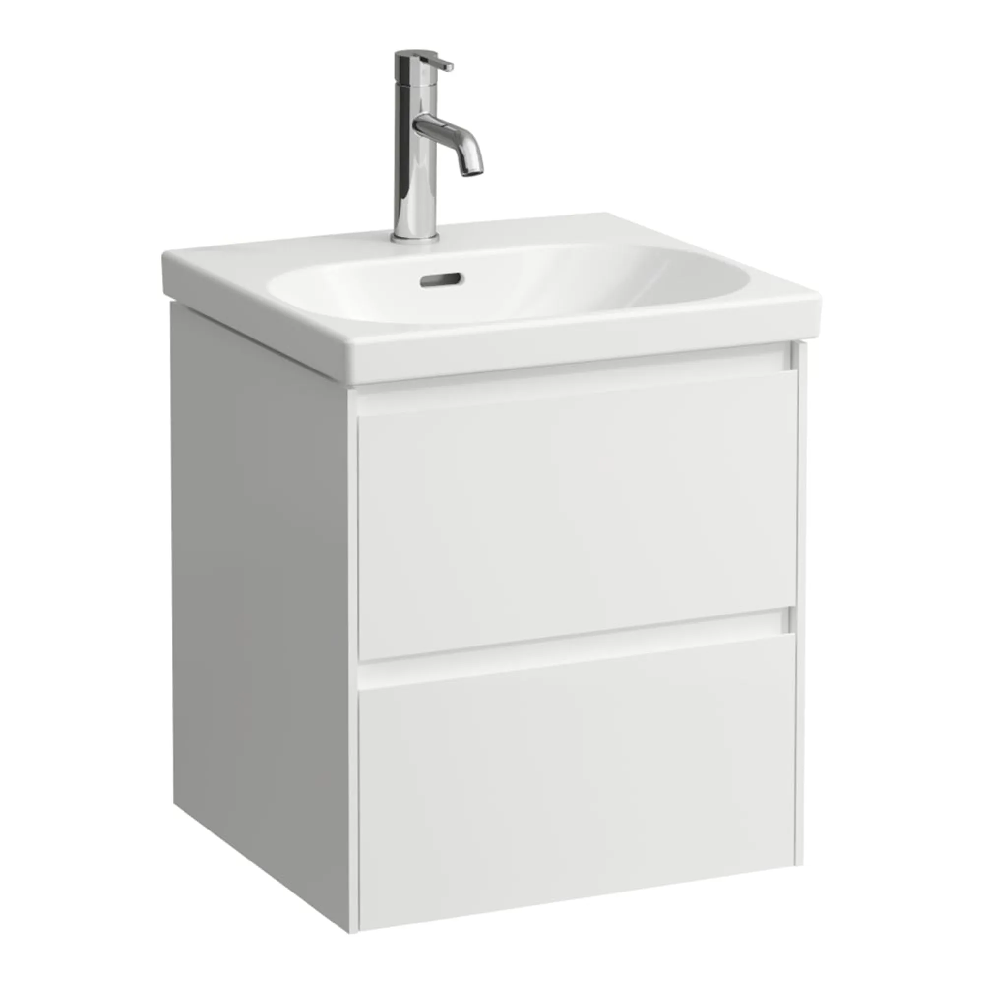 Laufen Lani Wall Mounted Vanity Unit With Washbasin - White Gloss