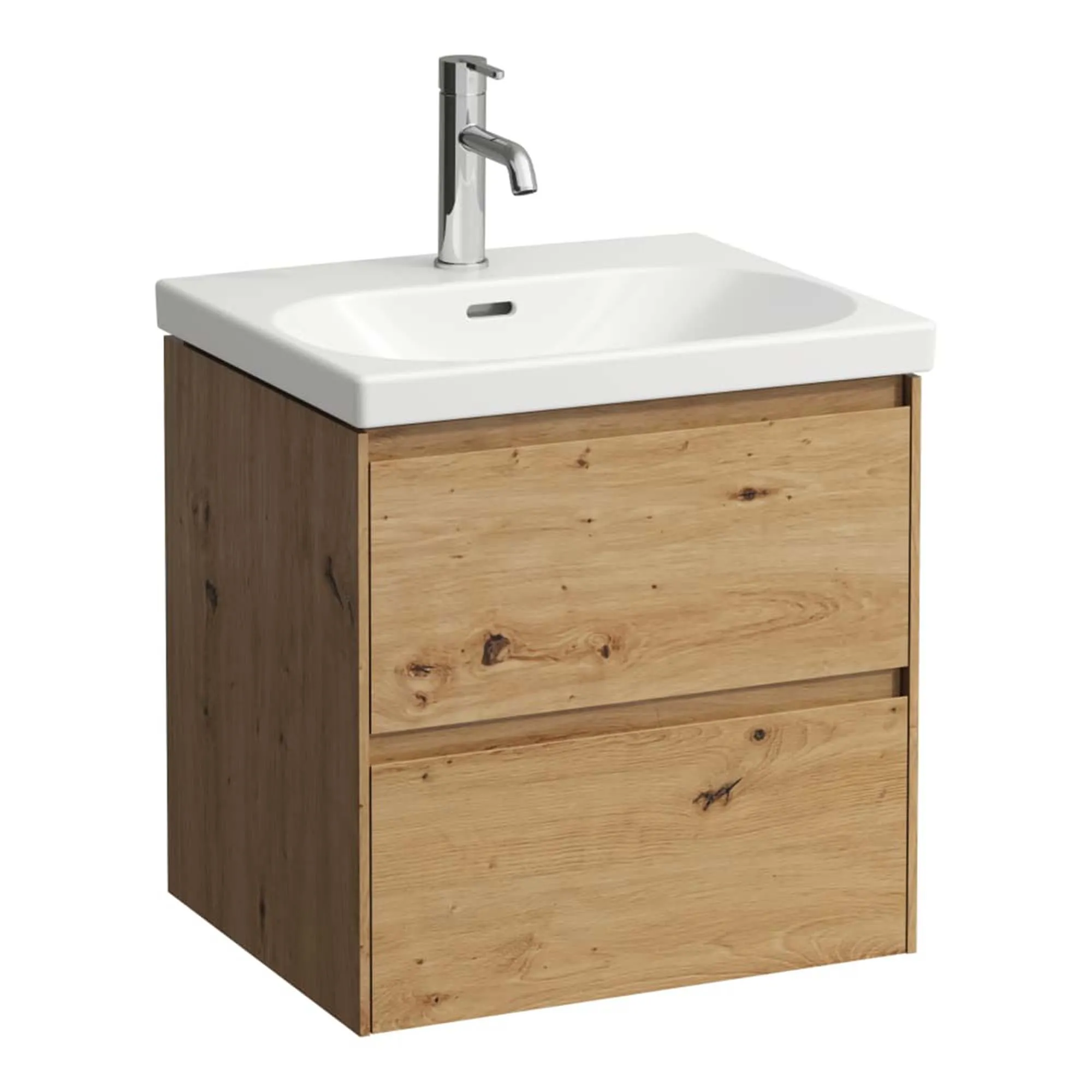 Laufen Lani Wall Mounted Vanity Unit With Washbasin - Wild Oak