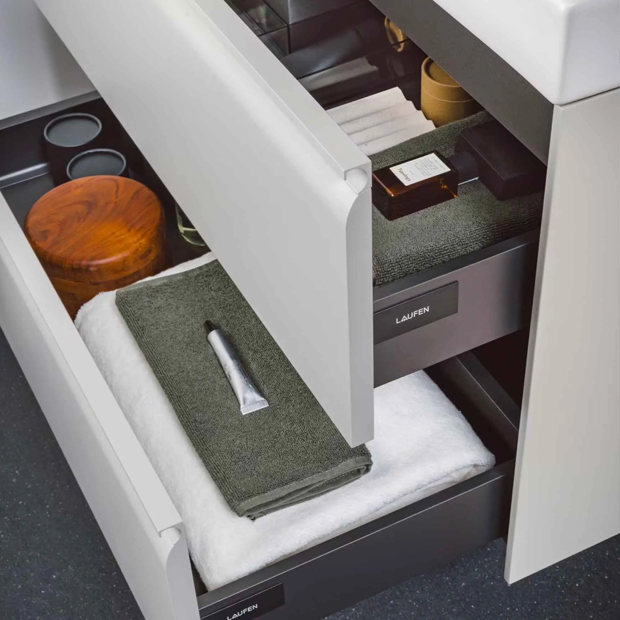 Laufen Meda Wall Mounted Vanity Unit With Washbasin