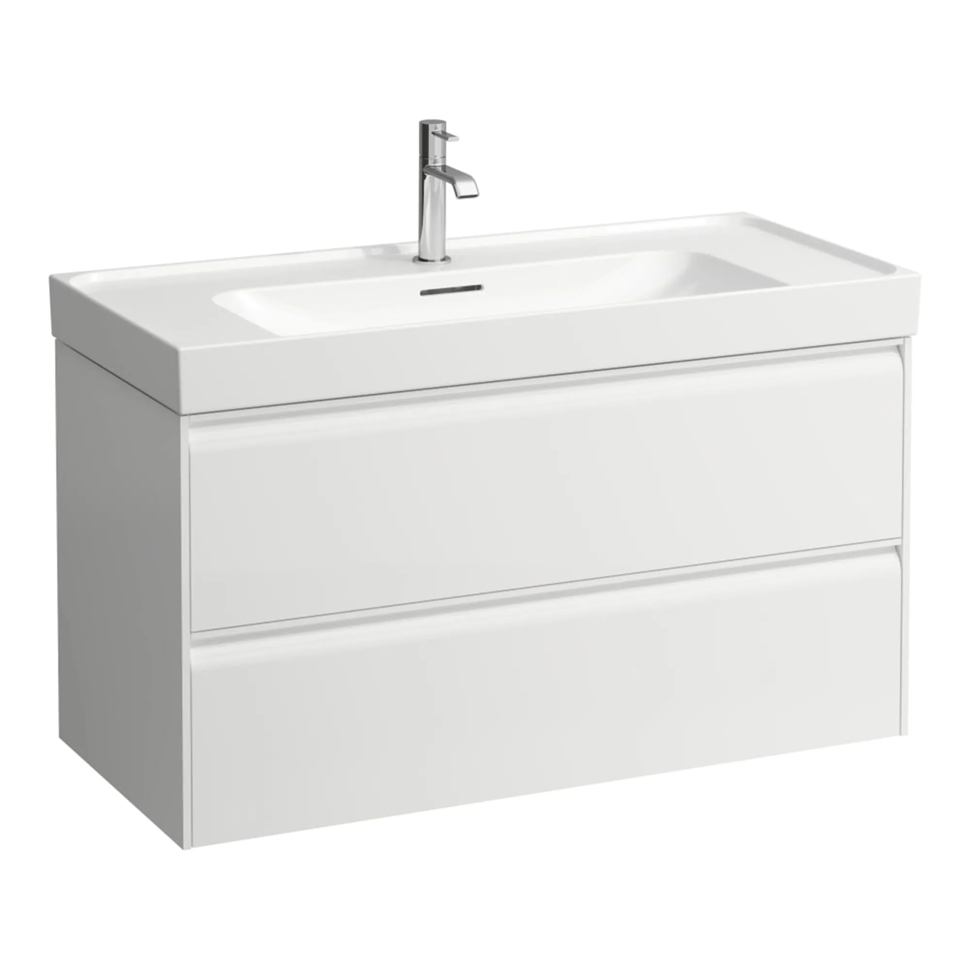 Laufen Meda Wall Mounted Vanity Unit With Washbasin