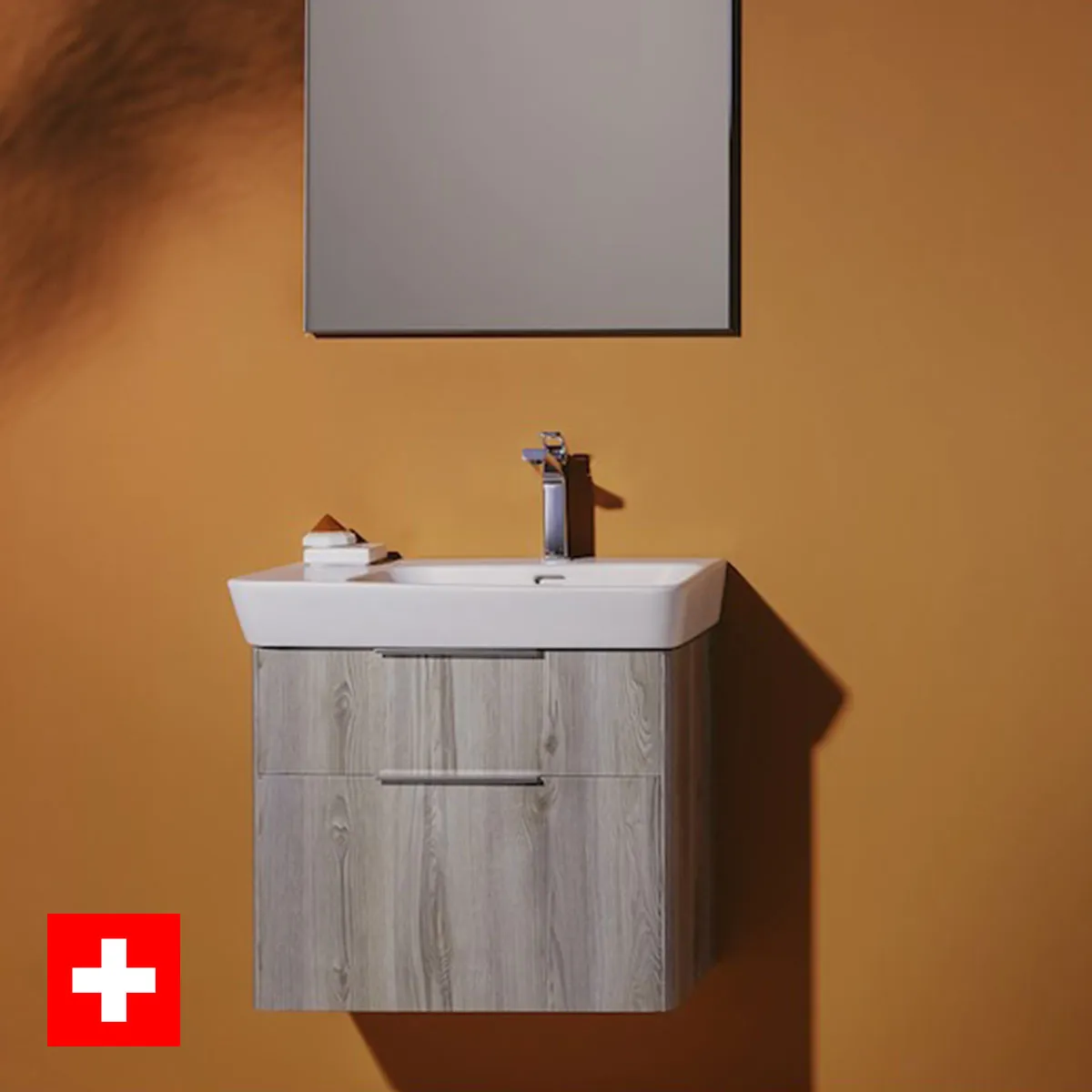 Laufen Moderna 620 Wall Mounted Vanity Unit With Washbasin