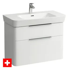 Laufen Moderna 840 Wall Mounted Vanity Washbasin Unit With Shelf Surface