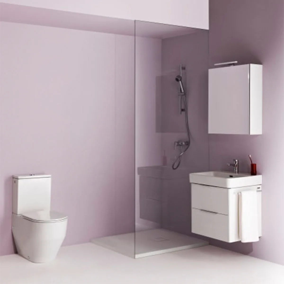Laufen Pro Close Coupled Back To Wall Toilet With Slim Soft Close Seat