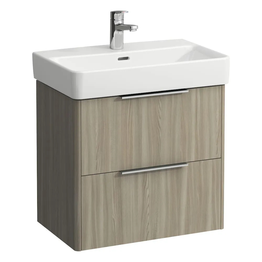 Laufen Pro S Base Compact 2-Drawer Wall Hung Vanity Unit With Washbasin