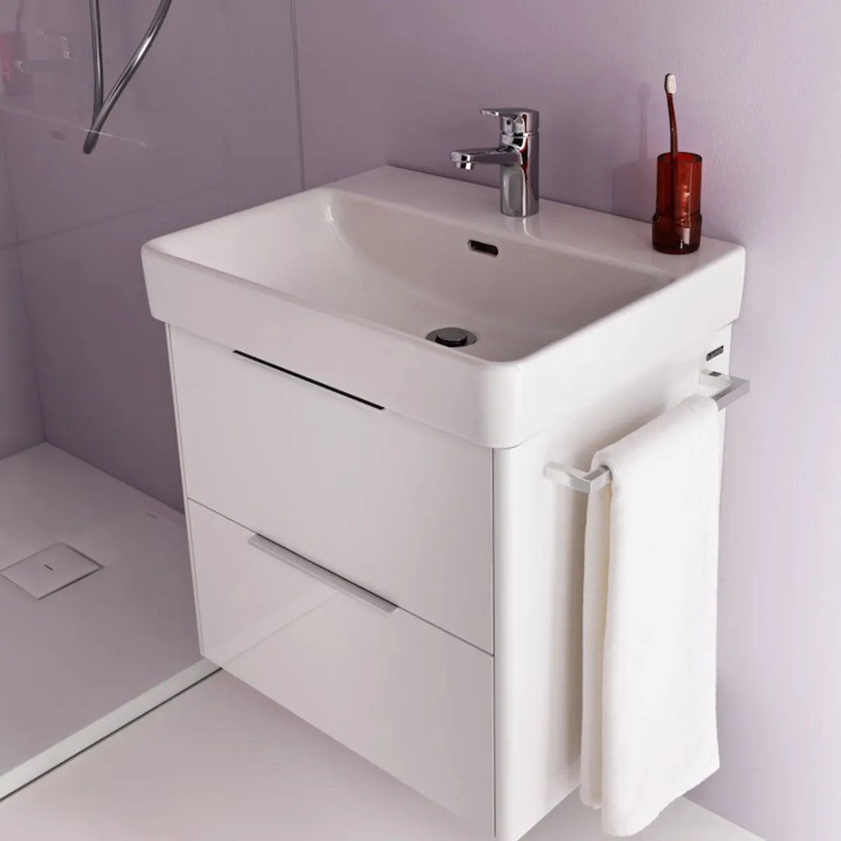 Laufen pro S Base Two Drawer Wall Hung Vanity Unit With Washbasin