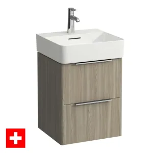 Laufen Val 450 Wall Mounted Vanity Unit With Washbasin - Light Elm