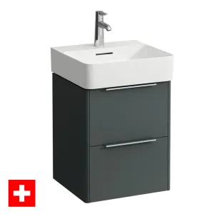 Laufen Val 450 Wall Mounted Vanity Unit With Washbasin - Traffic Grey