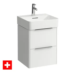 Laufen Val 450 Wall Mounted Vanity Unit With Washbasin - White Gloss