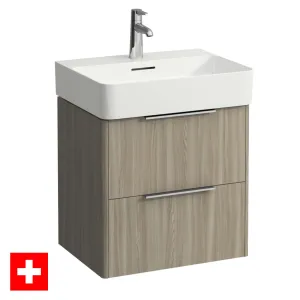 Laufen Val Wall Mounted Vanity Unit With Washbasin - Light Elm