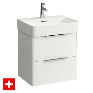 Laufen Val Wall Mounted Vanity Unit With Washbasin - Matt White