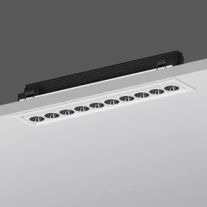 LED Downlight Recessed 24w 3K Non-Dimmable L218 x W44 x H42mm Cutout:212 x 38mm 50D Beam White IP20