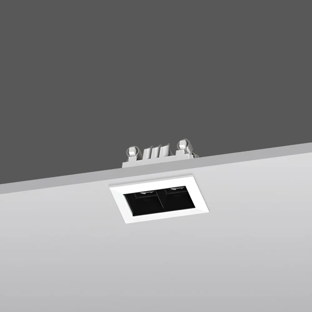 LED Downlight Recessed 5w 3K Non-Dimmable L65 x W45 x H55mm Cutout: 58 x 36mm 15D Beam White IP20