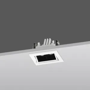 LED Downlight Recessed 5w 3K Non-Dimmable L76 x W64 x H55mm Cutout: 62 x 50mm 15D Beam White IP20