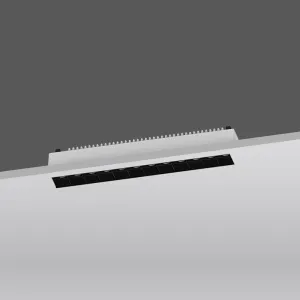 LED Downlight Trimless 30w 3K Non-Dimmable L327 x W66 x H56mm Cutout:304 x 40mm 16 x 36D Black IP20