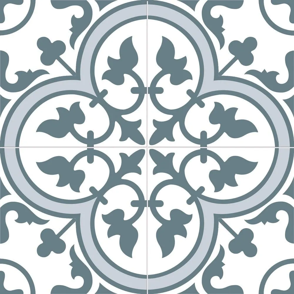 Ledbury Marina Blue Porcelain Tile 45x45cm Matt