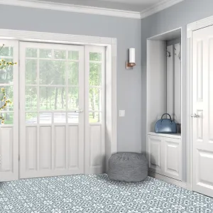 Ledbury Marina Blue Porcelain Tile 45x45cm Matt