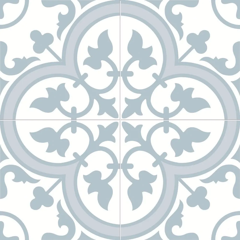 Ledbury Powder Blue Porcelain Tile 45x45cm Matt