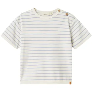 Lil'Atelier Zen Blue Nmmgeo Anm Ss Loose Top Lil