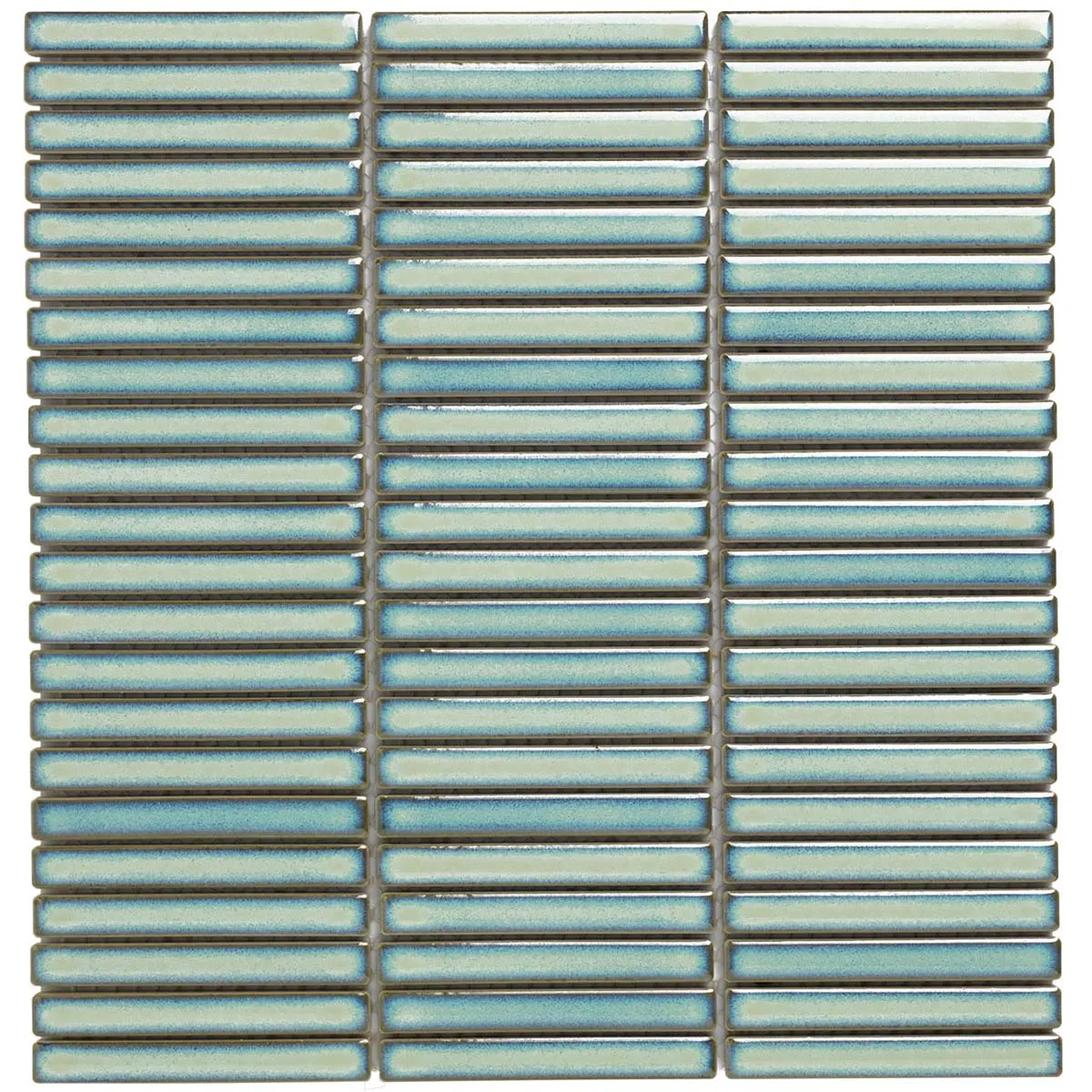 Linea Aquamarina Kit-Kat Wall & Floor Mosaic Tile 30x29cm Gloss