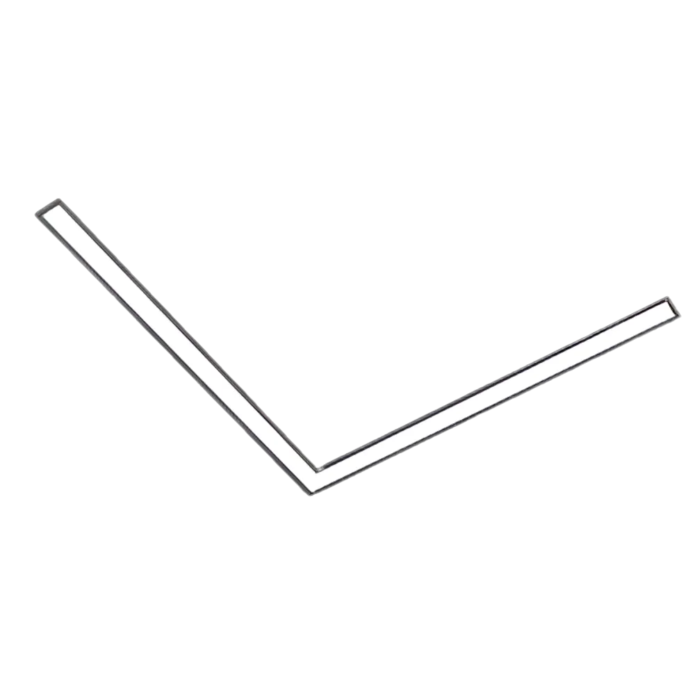 Linear Luminaire Slim25 Recessed L-Shaped Splicing 11w 3K Black Size:275x275x23mm