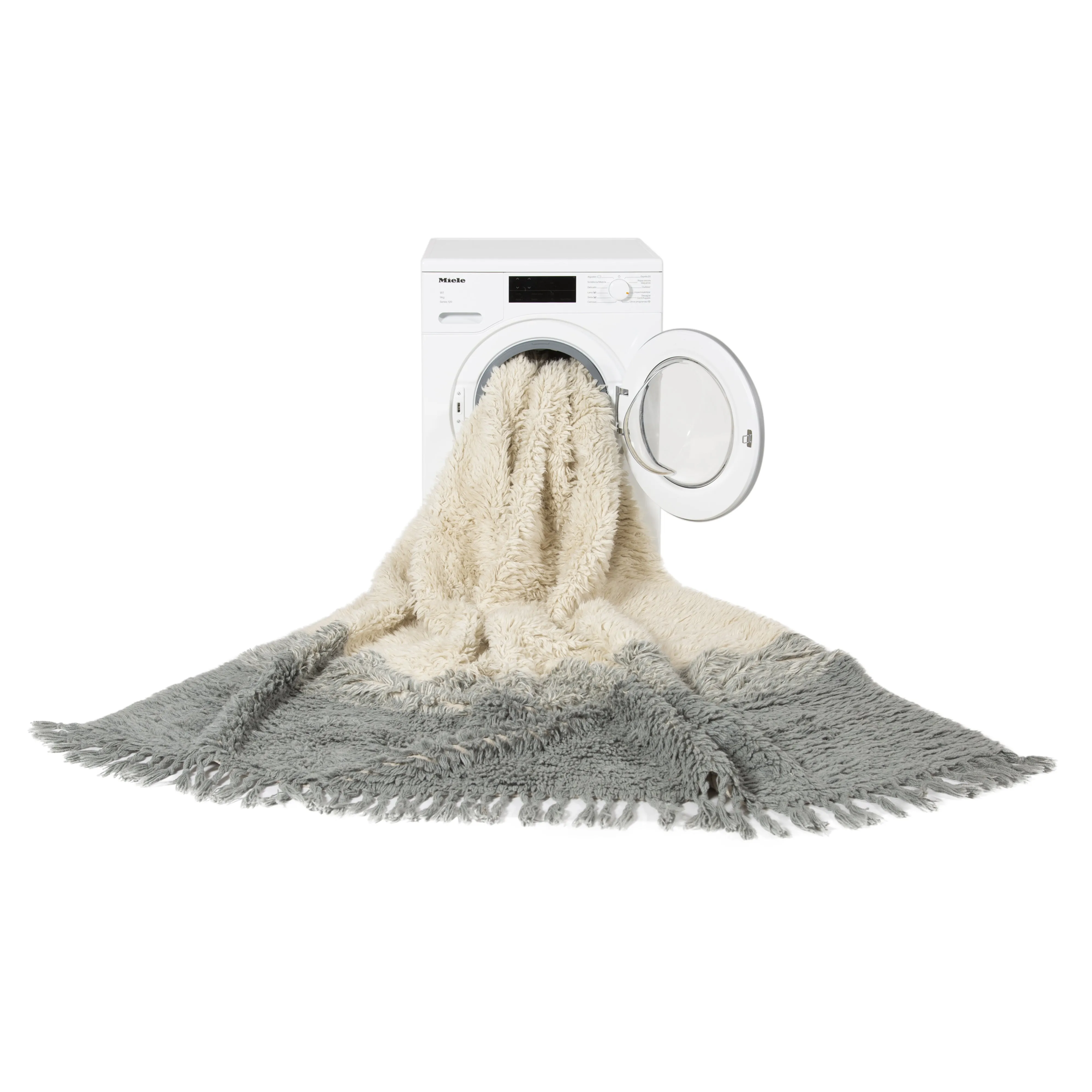 Lorena Canals Free Your Soul Into The Blue Machine Washable Woolable Rug