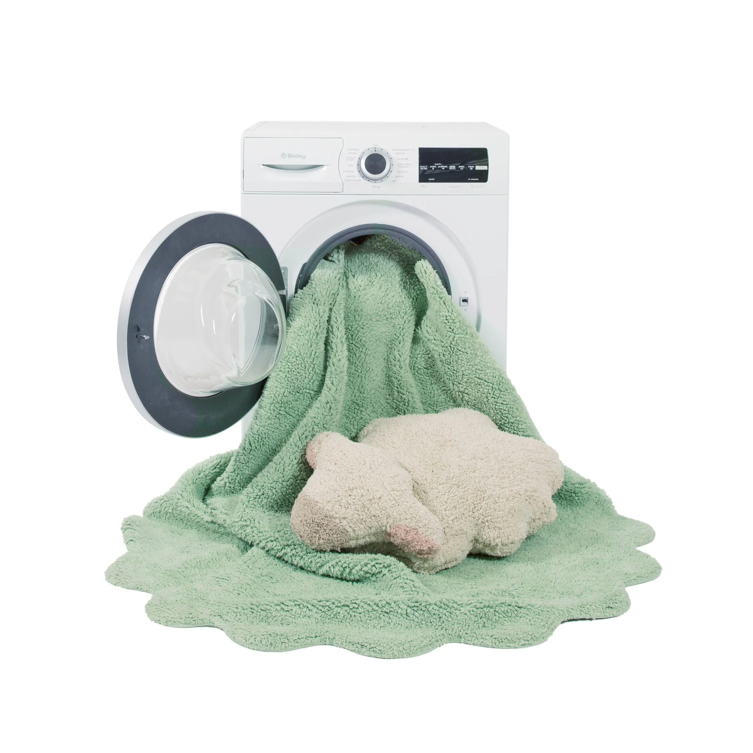Lorena Canals Puffy Sheep Machine Washable Cotton Rug