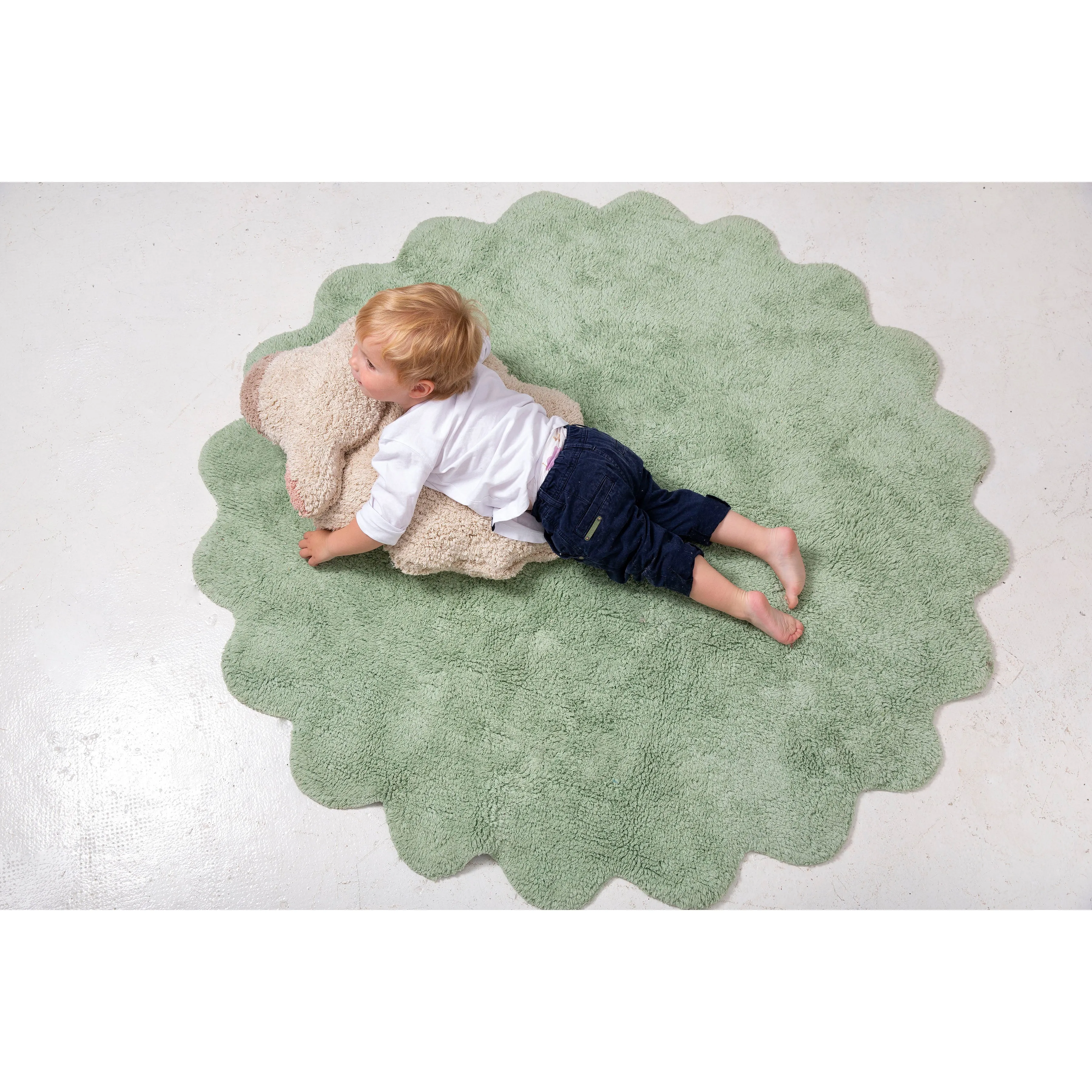 Lorena Canals Puffy Sheep Machine Washable Cotton Rug