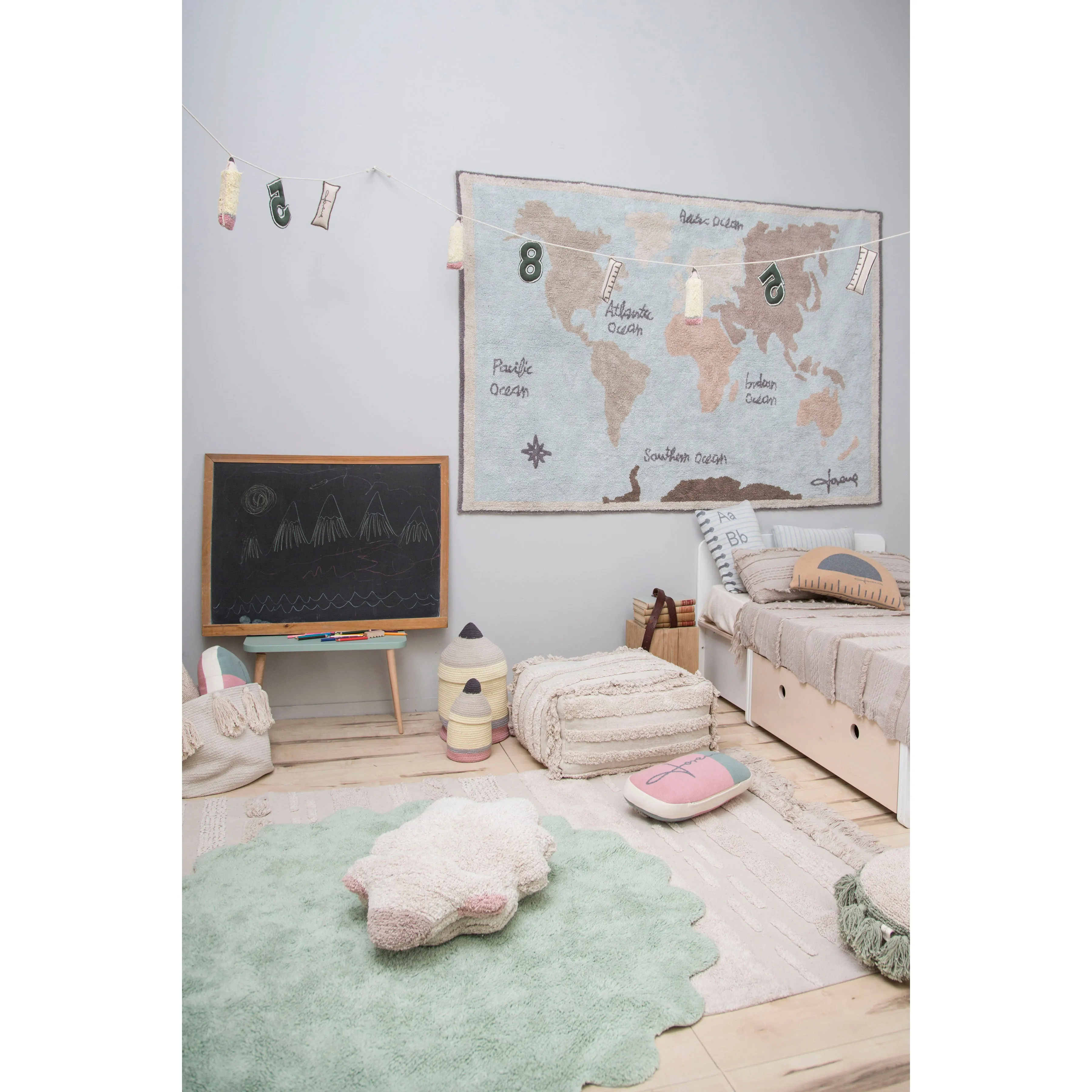 Lorena Canals Puffy Sheep Machine Washable Cotton Rug