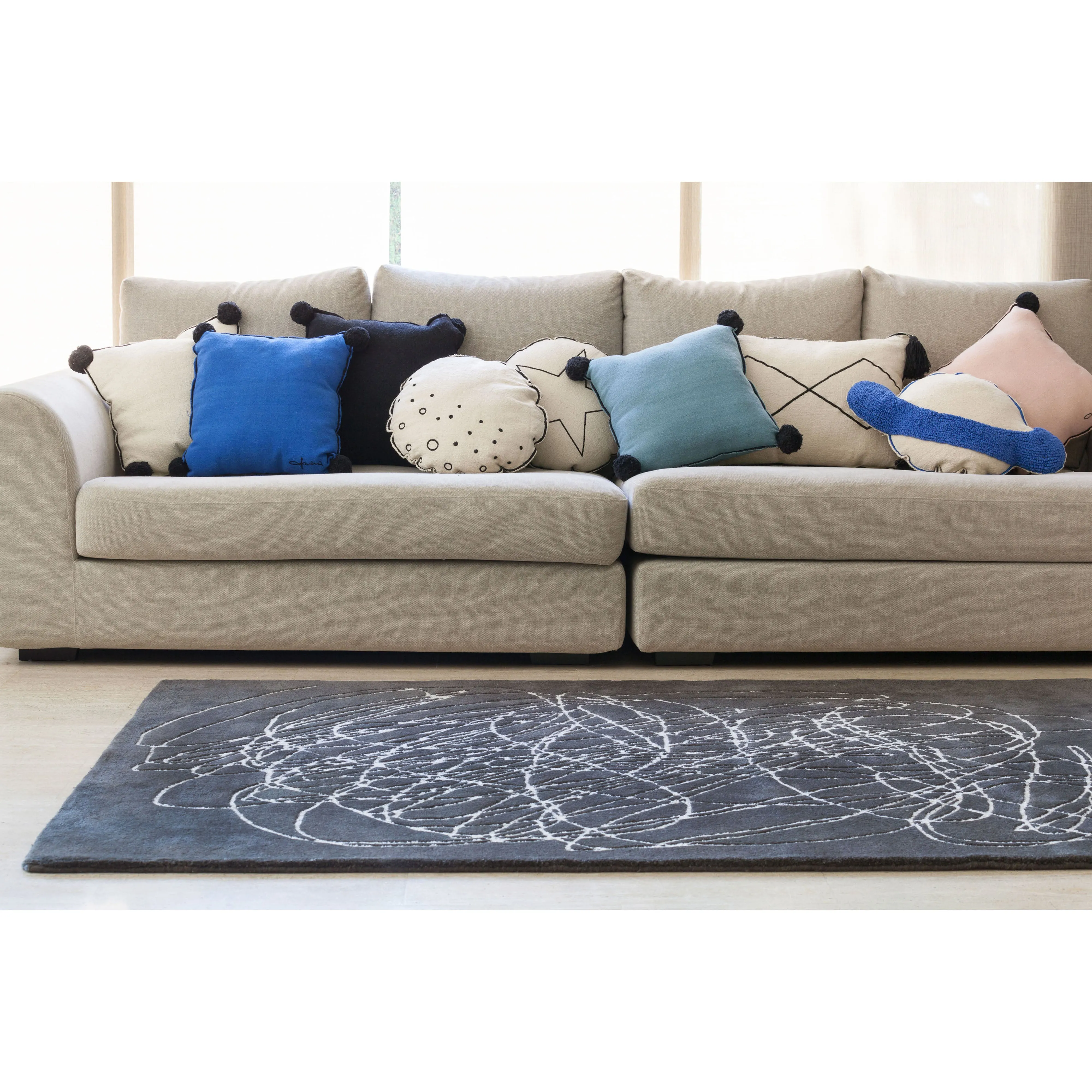 Lorena Canals Saturn Machine-Washable Cushion