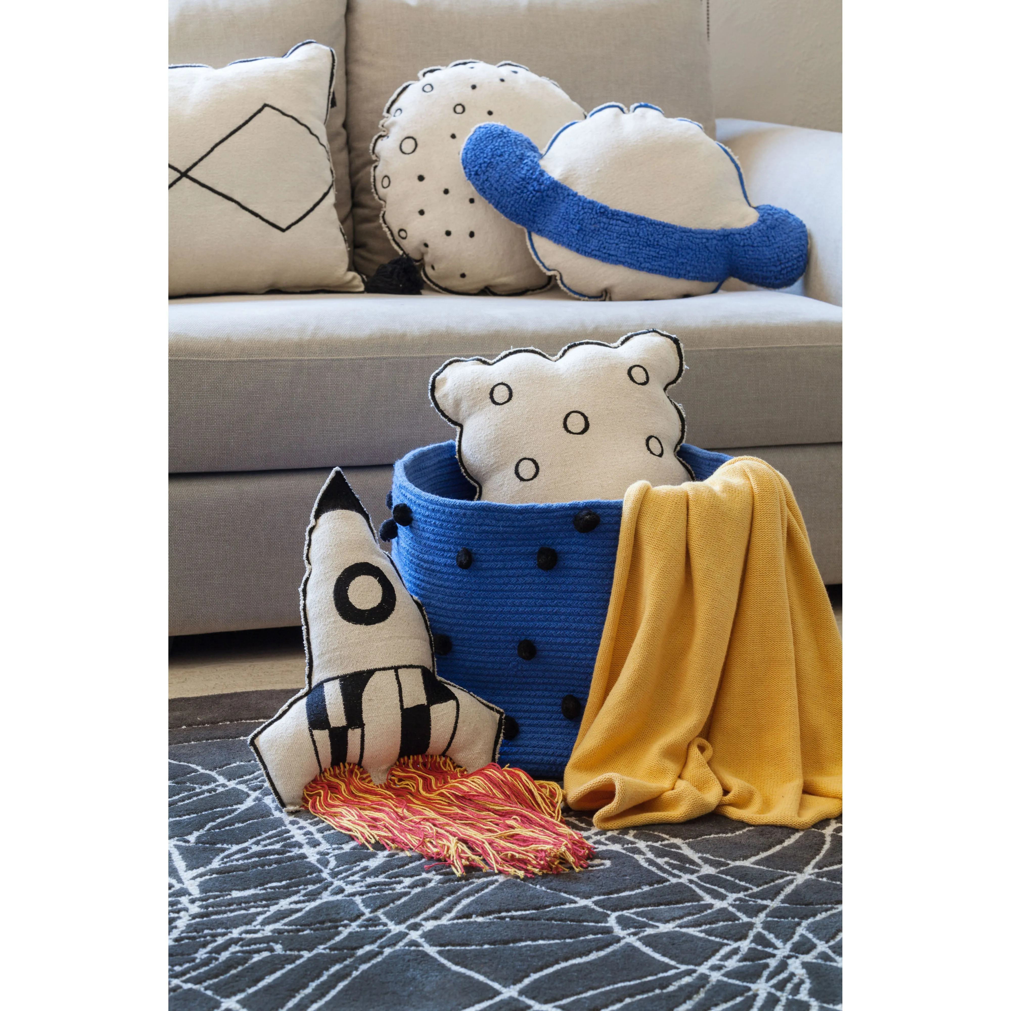 Lorena Canals Saturn Machine-Washable Cushion